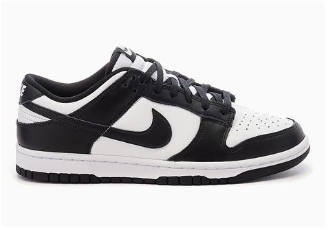 nike dunks black white low|dunk low panda restock 2022.